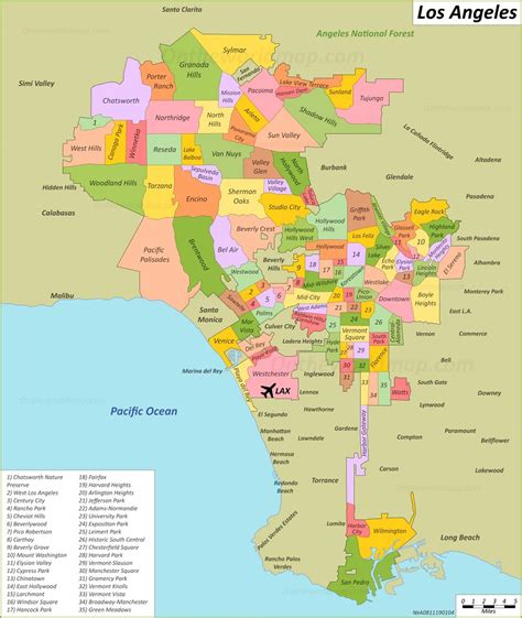 los angeles list of cities|Cities in Los Angeles County, California by Population (2024).